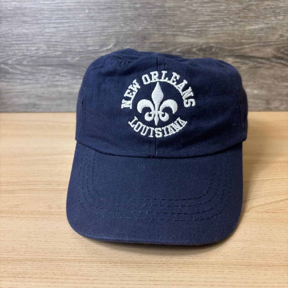 New Orleans Hat Cap Kids‎ Blue Navy Adjustable